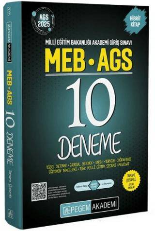 2025 MEB-AGS Tamamı Çözümlü 10 Deneme - 1