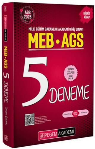 2025 MEB-AGS Tamamı Çözümlü 5 Deneme - 1