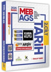 2025 MEB-AGS Tarih Kara Kutusu 2. Cilt ÖSYM Çıkmış Soru Havuzu Bankası Konu Özetli Video-PDF Çözümlü - 1
