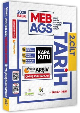 2025 MEB-AGS Tarih Kara Kutusu 2. Cilt ÖSYM Çıkmış Soru Havuzu Bankası Konu Özetli Video-PDF Çözümlü - 1