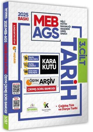 2025 MEB-AGS Tarih Kara Kutusu 3.Cilt ÖSYM Çıkmış Soru Havuzu Bankası Konu Özetli Video-PDF Çözümlü - 1