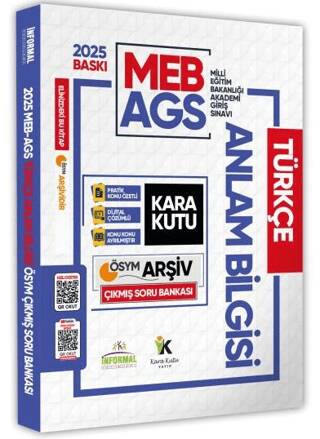 2025 MEB-AGS Türkçenin Kara Kutusu Anlam Bilgisi Sözcük-Cümle Çıkmış Soru Bankası Video- PDF Çözümlü - 1
