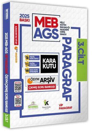 2025 MEB-AGS Türkçenin Kara Kutusu Paragraf 3 VİP ÖSYM Çıkmış Soru Havuzu Bankası Video-PDF Çözümlü - 1