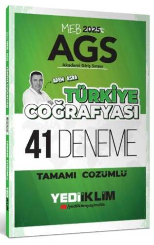 2025 MEB AGS Türkiye Coğrafyası Tamamı Çözümlü 41 Deneme - 1