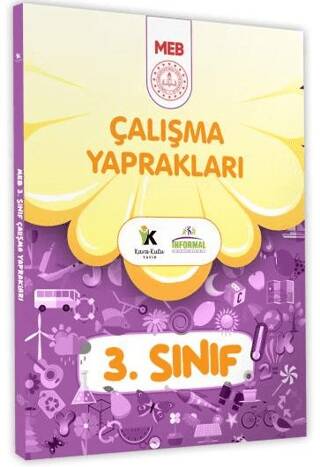 2025 MEB İlkokul 3.Sınıf Çalışma Yaprakları TÜM DERSLER Etkinlikli Eğlenceli Soru Bankası - 1