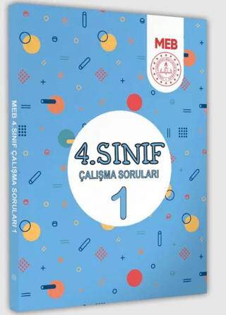 2025 MEB İlkokul 4. Sınıf Çalışma Soruları 1 Tüm Dersler Kazanım Pekiştirme Kitabı - 1