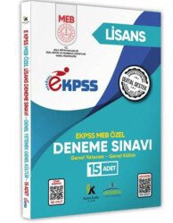 2025 MEB ÖZEL EKPSS Lisans 15li Deneme Fasikül Paketi - 1