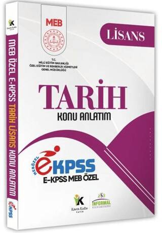 2025 MEB Özel EKPSS Lisans Tarih Konu Anlatımı Kitabı - 1