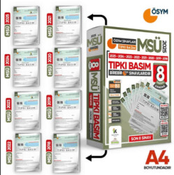 2026 MSÜ ÖSYM Çıkmış Soru Tıpkı Basım 8li Deneme Paketi Türkiye Geneli Video ve Dijital Çözümlü - İnformal Yayınları