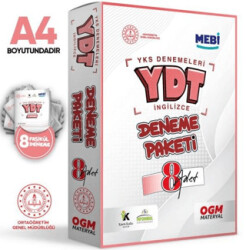 2025 ÖSYM YKS-YDT İngilizce MEBİ OGM Deneme Paketi Güncel 9lu Fasikül Online Seri Deneme Paketi - 1