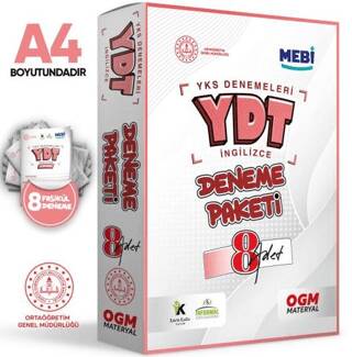 2025 ÖSYM YKS-YDT İngilizce MEBİ OGM Deneme Paketi Güncel 9lu Fasikül Online Seri Deneme Paketi - 1