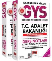 2025 T.C Adalet Bakanlığı Mübaşir Kadrosu İçin Ders Notları 2 Cilt - 1
