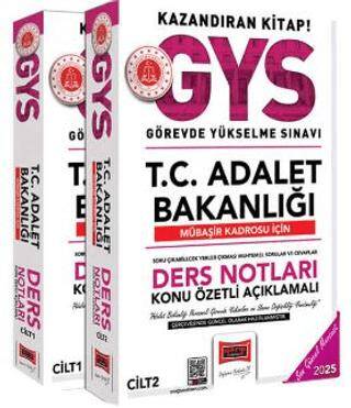 2025 T.C Adalet Bakanlığı Mübaşir Kadrosu İçin Ders Notları 2 Cilt - 1