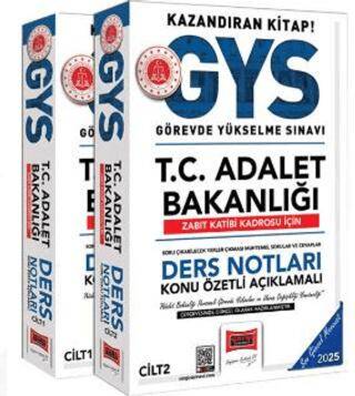 2025 T.C Adalet Bakanlığı Zabıt Katibi Kadrosu İçin Ders Notları 2 Cilt - 1