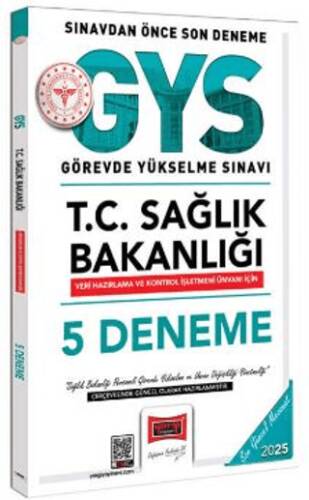 2025 T.C Sağlık Bakanlığı Veri Hazırlama ve Kontrol İşletmeni Ünvanı İçin 5 Deneme - 1