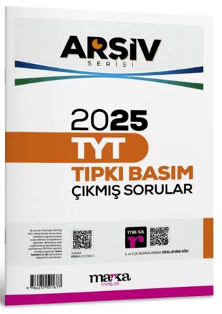 2025 TYT Arşiv Serisi Tıpkı Basım Çıkmış Sorular - 1