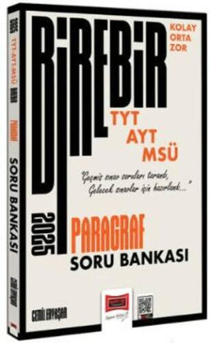 2025 TYT-AYT-MSÜ Kolay-Orta-Zor Paragraf Soru Bankası - 1