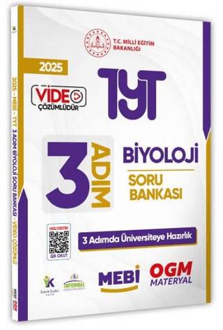2025 TYT MEBİ-OGM 3 ADIM Biyoloji Soru Bankası Video Çözümlü - 1