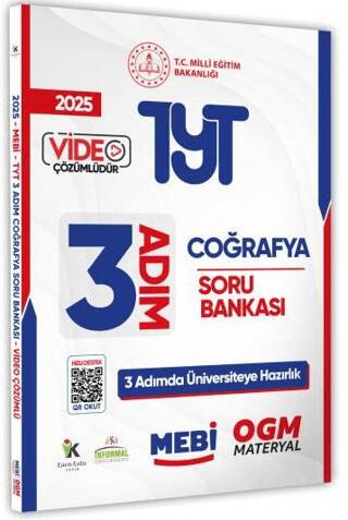 2025 TYT MEBİ-OGM 3 ADIM Coğrafya Soru Bankası Video Çözümlü - 1