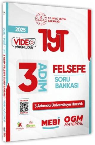 2025 TYT MEBİ-OGM 3 ADIM Felsefe Soru Bankası Video Çözümlü - 1