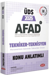 2025 ÜDS AFAD Tekniker Teknisyen Konu Anlatımlı - 1