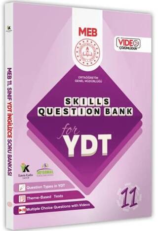 2025 YDT MEBİ İngilizce 11. Sınıf Skills Question Bank Beceri Temelli Soru Bankası Video Çözümlü - 1