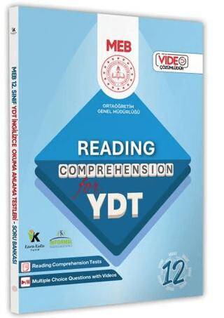 2025 YDT MEBİ İngilizce 12. Sınıf Reading Okuma-Anlama Kitabı Soru Bankası Video Çözümlü - 1