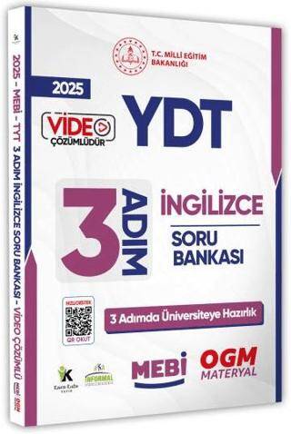 2025 YDT MEBİ-OGM 3 ADIM İngilizce Soru Bankası Video Çözüm - 1