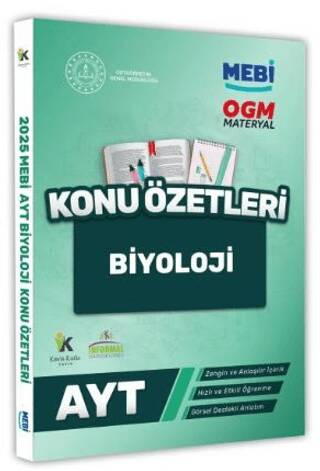 2025 YKS-AYT MEBİ-OGM Biyoloji Pratik Konu Özet Kitabı Görsel Destekli - 1