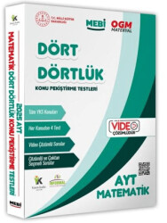 2025 YKS-AYT MEBİ-OGM Dört Dörtlük Matematik Pekiştirme Testi Soru Bankası Video Çözümlü - 1