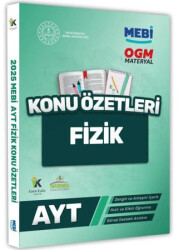 2025 YKS-AYT MEBİ-OGM Fizik Pratik Konu Özet Kitabı Renkli A4 Boyut Görsel Destekli - Karakutu Yayın