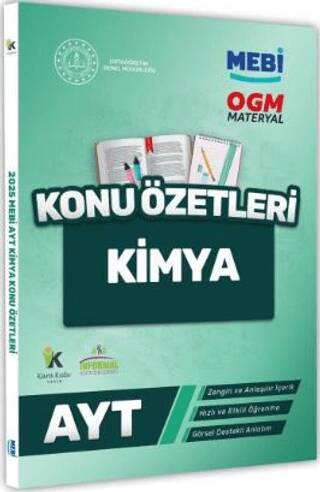 2025 YKS - AYT MEBİ - OGM Kimya Pratik Konu Özet Kitabı - 1