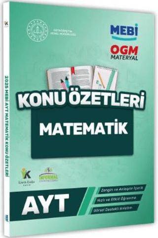2025 YKS - AYT MEBİ - OGM Matematik Pratik Konu Özet Kitabı - 1