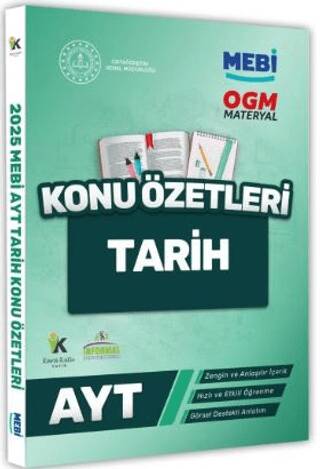 2025 YKS - AYT MEBİ - OGM Tarih Pratik Konu Özet Kitabı - 1