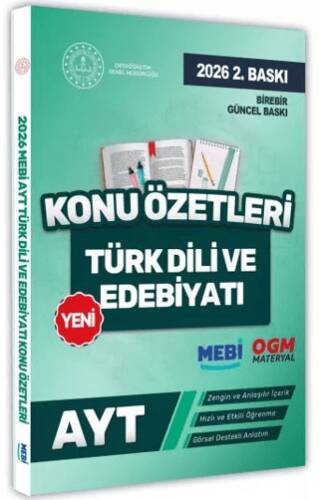 2025 YKS - AYT MEBİ - OGM Türk Dili ve Edebiyatı - 1