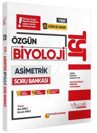 2025 YKS-TYT Asimetrik Biyoloji Özgün Soru Bankası Yeni Nesil Dijital Çözümlü - 1
