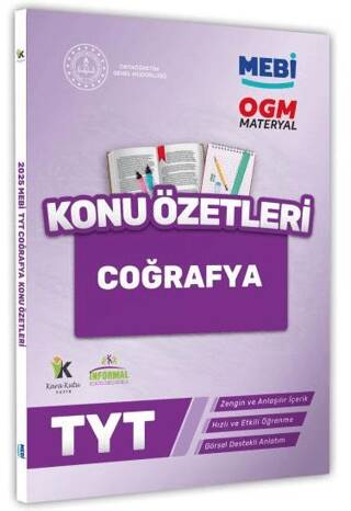 2025 YKS-TYT MEBİ-OGM Coğrafya Pratik Konu Özet Kitabı Görsel Destekli - 1