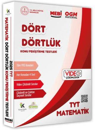 2025 YKS-TYT MEBİ-OGM Dört Dörtlük Matematik Pekiştirme Testi Soru Bankası Video Çözümlü - 1
