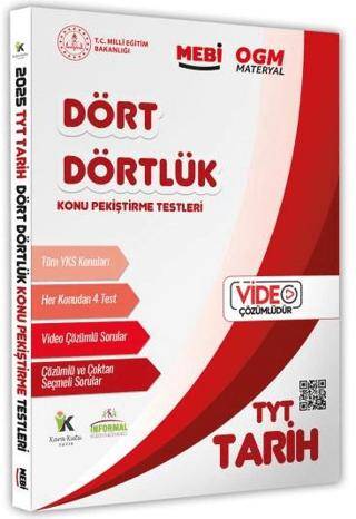 2025 YKS-TYT MEBİ-OGM Dört Dörtlük Tarih Pekiştirme Testi Soru Bankası Video Çözümlü - 1