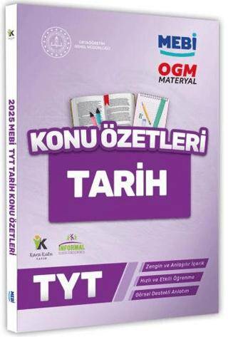 2025 YKS-TYT MEBİ-OGM Tarih Pratik Konu Özet Kitabı Görsel Destekli - 1