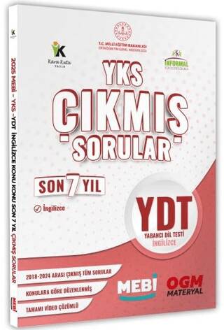 2025 YKS-YDT MEBİ İngilizce Yeni Nesil Çıkmış Soru Bankası Konu Konu Son 7 Yıl Video-PDF Çözümlü - 1