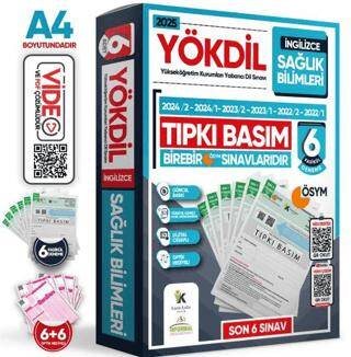 2025 YÖKDİL İngilizce Sağlık Bilimleri ÖSYM Çıkmış Soru Tıpkı Basım Deneme Paketi 6lı Türkiye Geneli - 1