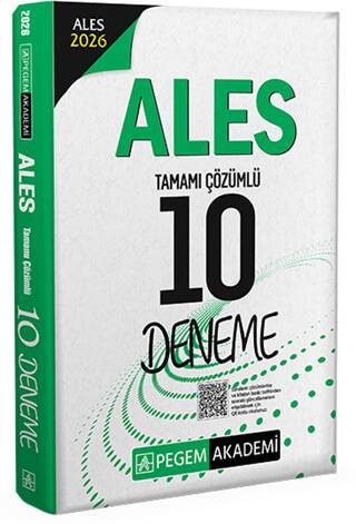 2026 ALES Tamamı Çözümlü 10 Deneme - 1