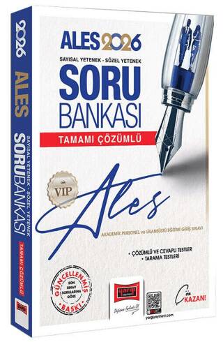 2026 ALES VIP Sayısal-Sözel Yetenek Tamamı Çözümlü Soru Bankası - 1