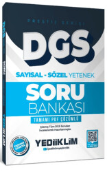 2026 DGS Prestij Serisi Sayısal Sözel Yetenek Tamamı PDF Çözümlü Soru Bankası - Yediiklim Yayınları
