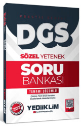 2026 DGS Prestij Serisi Sözel Yetenek Tamamı Çözümlü Soru Bankası - Yediiklim Yayınları