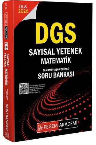 2026 DGS Sayısal Yetenek Matematik Tamamı Video Çözümlü Soru Bankası - 1