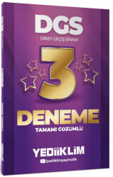 2026 DGS Tamamı Çözümlü 3 Yıldız Deneme - Yediiklim Yayınları