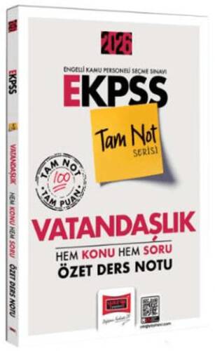 2026 E-KPSS Tam Not Serisi Vatandaşlık Hem Konu Hem Soru Özet Ders Notu - 1