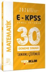 2026 E - KPSS Tüm Adaylar İçin Genel Yetenek Matematik Tamamı Çözümlü 30 Deneme Sınavı - 1